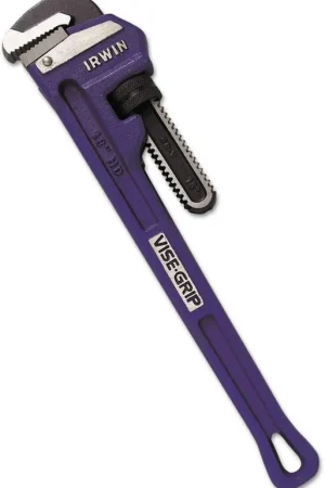 Irwin 274103 Vise-Grip Pipe Wrench Cast Iron SAE 2-1/2-Inch Jaw 18-Inch Length Mega Sale