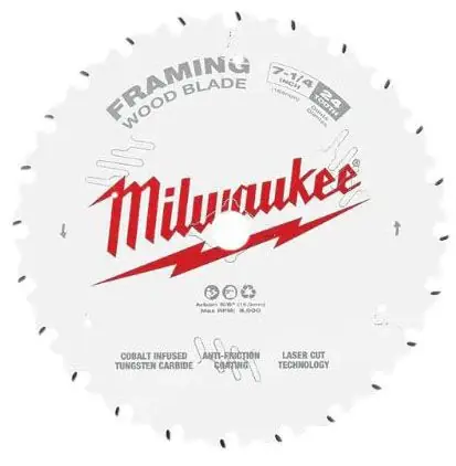 Price Cut Milwaukee 48-40-0720 Framing Thin Kerf Circular Saw Blade