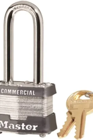 High Quality Master Lock 3KALH Padlock 1-9/16 inches Shackle Clearance 2 inches