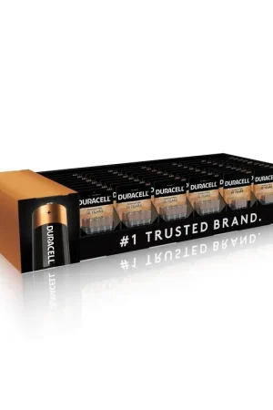 Duracell 41333-02824 30inch Coppertop PDQ Tray Display - 51 Count AA and AAA Batteries Best Seller