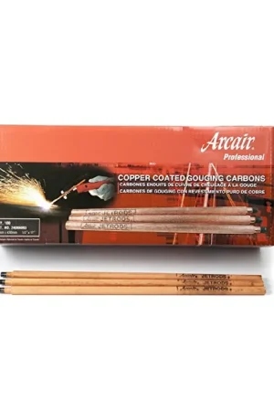 Arcair 24084003C Copperclad CutSkill 1/2 inches X 1/2 inches DC Copperclad Jointed Arc Gouging Electrode (100 Each Per Carton) Top Rated