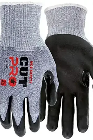 Next Day Delivery MCR Safety 92715NFXL Cut Pro 15 Gauge HyperMax Work Glove Foam Nitrile Coated Palm & Fingertips X-Large