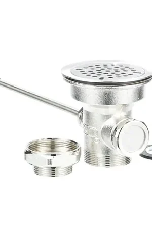 Standard Keil 1765-1015-1000 Waste Drain - 3-1/2 inches Sink Opening, Lever Free Returns
