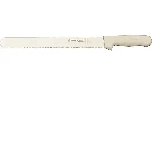 Fresh Stock Slicer Roast 12 Scalloped D White Handle 1371519 for Mavrik 1371519