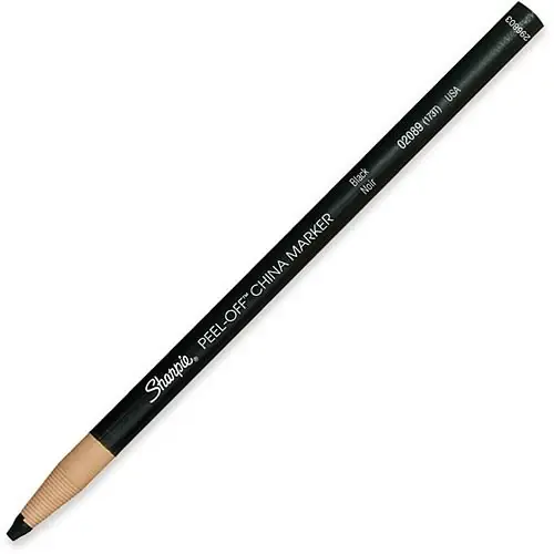 Final Sale Sharpie 2089 PRO Peel-Off China Marker 12-Pack Black