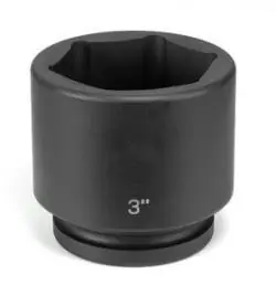 Markdown Grey Pneumatic 4104R Impact Socket 1 inch Drive Size 3-1/4 inch Socket Size Replaceable MPN
