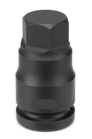 Fast Shipping Grey Pneumatic 4941M Hex Driver Socket 1 Drive x 41mm