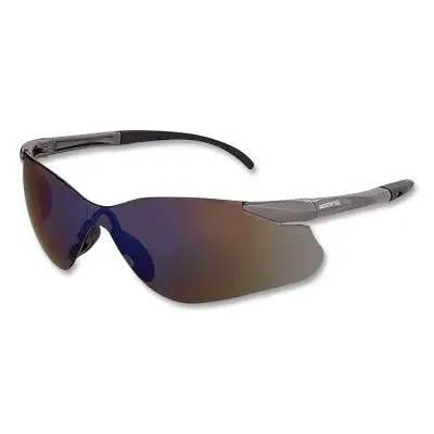 Jackson Safety 50029 SGf Series Safety Glasses Universal Size Blue Mirror Lens Gunmetal Frame Hardcoat Anti-Scratch Holiday Sale