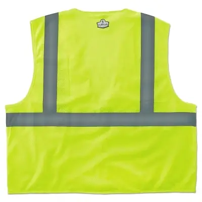 Ergodyne 21059 GloWear 8210Z Type R Class 2 Economy Vest 4XL/5XL Lime Super Sale