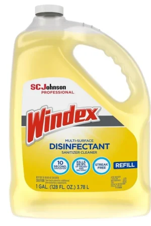 Final Sale Windex 682265 1 Gal Multi Surface Disinfectant Sanitizer Cleaner (Case of 4)