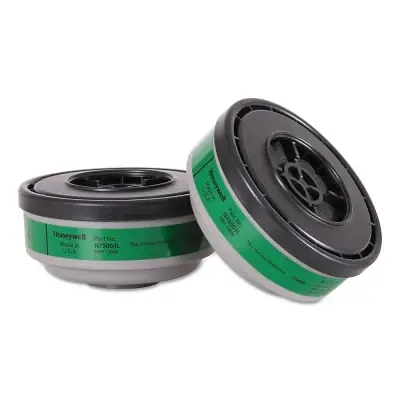 Crafted Honeywell N75004L Gas and Vapor Cartridge Green Ammonia Methylamine 1 PR