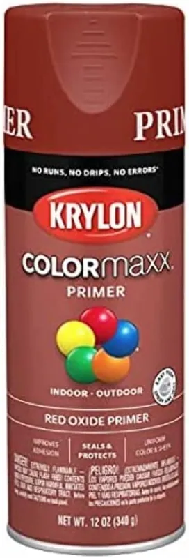Deal Krylon K05583007 ColorMaxx Spray Primer Red Oxide 12 Ounce