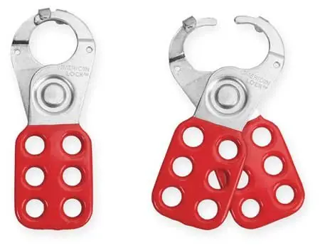 American Lock ALO80 Lockout Hasp 6 Padlock Red Latest