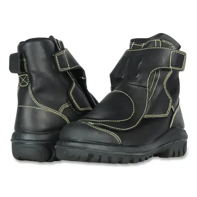 Top Pick Oliver by Honeywell 66299P Leather 8 in Lace-Up Alloy Toe Cap Boots Size 9.5 Black