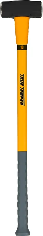 Trending True Temper 20185100 Toughstrike Fiberglass Sledge Hammer 10 lb 35 in Handle