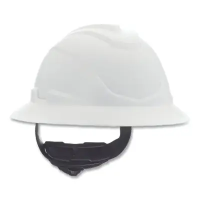 Fresh Stock V-Gard 10215837 Hard Hat Fas-Trac III 4 Point Ratchet Non-Vented White