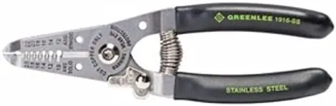 Greenlee 1916-SS 10-20 AWG Stainless Steel Wire Stripper Cutter Crimper Discount