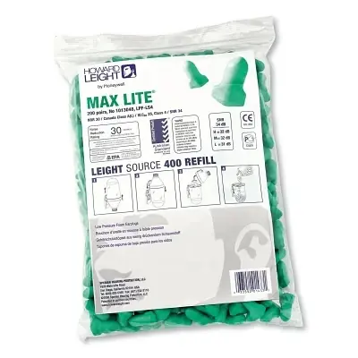 Factory Price Honeywell LPF-LS4-REFILL Earplug Dispenser Refill Foam Green Uncorded MAXIMUM LITE