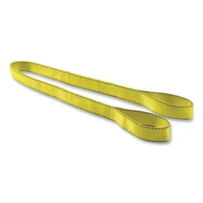 Liftex EE292X2ND Pro-Edge Web Sling Eye and Eye Polyester 2 in W x 2 ft L 2-Ply Flat Yellow Crafted