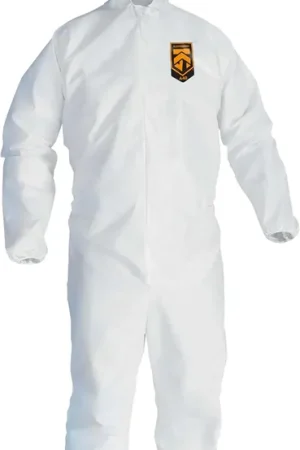 KleenGuard 44325 A40 Hooded Microporous Film Laminate Coverall, 2X-Large, White In Demand