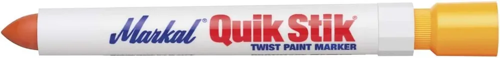 Markal 61043 Quik Stik All-Purpose Solid Paint Marker, Fluorescent Orange Authentic