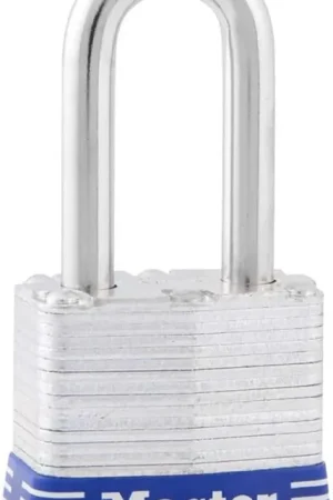 Certified Master Lock 3DLF Long Shackle Padlock 1.5 Inch Shackle