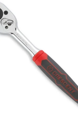 Direct From Factory Crescent CRW13 1/2 Drive 72 Tooth Quick Release Dual Material Teardrop Ratchet 12-1/2