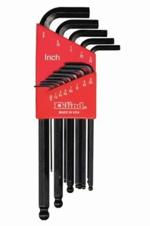 Eklind Tool 25911 9-Piece Key Set 5/64 in. to 1/4 in. New Arrival