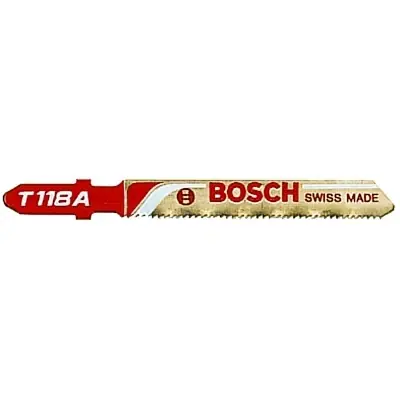 BOSCH T118A HSS Jigsaw Blade 3-5/8 in 17-24 TPI Authentic