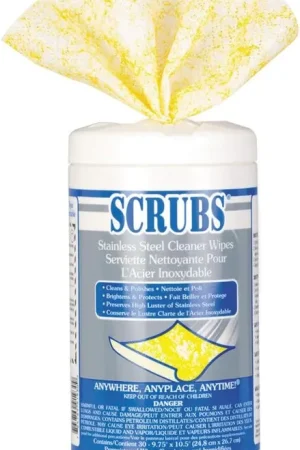Place Order SCRUBS 91930 Stainless Steel Cleaner Towels 9.75 in x 10.5 in 6/Carton