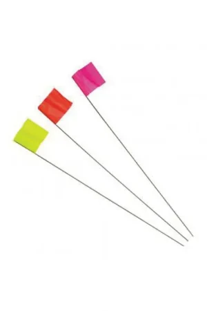 Irwin 2034207 Stake Flags 2.5 X 3.5 X 21 Red Price Drop