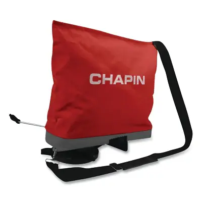 Chapin 84700A Professional SureSpread Fertilizer Seeder Bag 25 lb Capacity Adjustable Shoulder Strap Crank Handle Trusted Brand