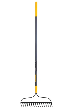 True Temper 2811500 Bow Rake Steel 16-Tine 57 Inch Fiberglass Handle Authentic