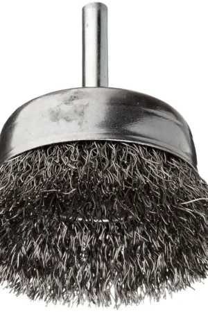Weiler 14306 2 Crimped Wire Utility Cup Brush .0118 Steel Fill 1/4 Stem Best Choice