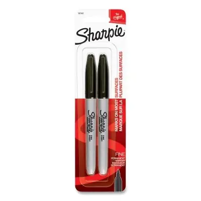 SHARPIE 30162PP Fine Tip Permanent Marker Black Bullet Time-Limited