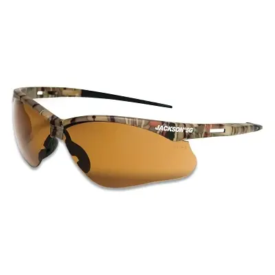 Next Day Delivery Jackson Safety 50014 SG Series Safety Glasses Universal Size Bronze Lens Camo Frame