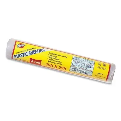 Warp Brothers 4CH15-C Carry-Home Coverall Plastic Sheeting 4 mil 15 ft x 25 ft Fast Shipping
