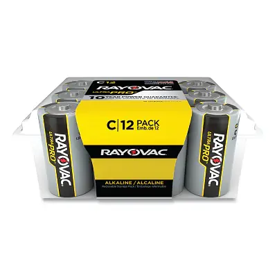 Rayovac ALC12PPJ Ultra Pro C Batteries 1.5 V 12 PK Top Rated