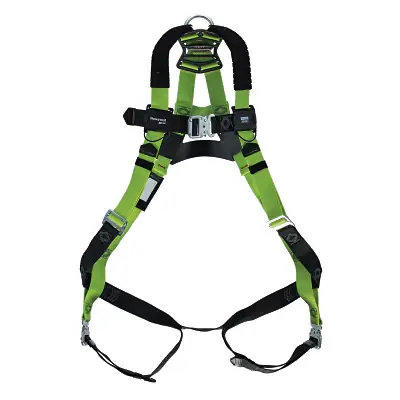New Release Honeywell H5ISP221001 H500 Industry Standard Full-Body Harness Sm/Med Quick-Connect Chest/Leg Buckles