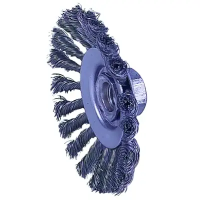Weiler 13456 Knot Wire Bevel Wheel 4 1/2 Inches Professional Grade