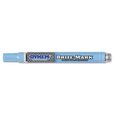 Big Sale DYKEM 84008 BRITE-MARK Medium Paint Marker Light Blue Medium Bullet Acrylic