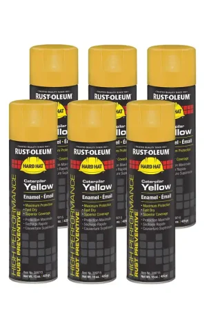 Don't Miss Out Rust-Oleum 209715 V2100 System Farm Equipment Spray Paint 15 Ounce (Pack of 6) Caterpillar Yellow