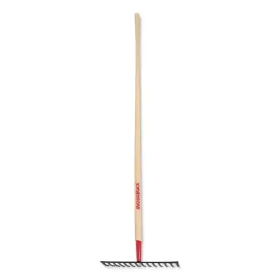 Super Sale Razor-Back 63112 Level Rake Steel 14 Tines 66 in Straight American Hardwood Handle