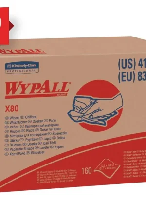 WypAll 41044 X80 Brag Box Wipes in White (Box of 160) Today Only