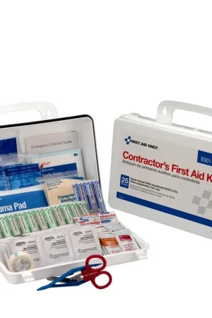 First Aid Only 930125P Contractor's First Aid Kit 25 Person Plastic Case Cheap
