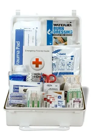 First Aid Only 90565 50-Person ANSI A+ Weatherproof First Aid Kit Plastic 1/Each Certified