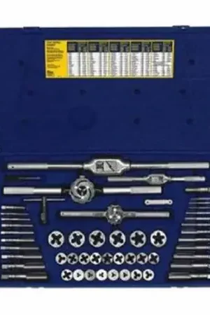 Irwin 26394 Tap + Die 53PC Set MTRC HEX Limited Offer