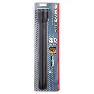 Mag-Lite S4D016 Standard Flashlight 4 D 98 Lumens Black Holiday Sale