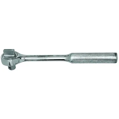 Wright Tool 4433 1/2 Inch Drive Ratchets Round 10 1/4 Inch Chrome Knurled Handle Raised Cap Best Price
