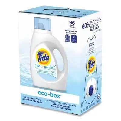 Special Offer Tide 60401 Free & Gentle Laundry Detergent 105 oz Eco Box Fresh Scent Replacement 10370006040100
